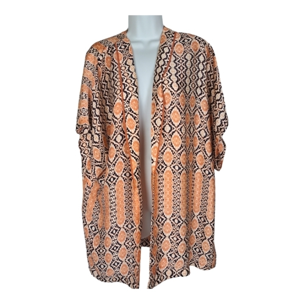 BCBGeneration Kimono Top -cover up ‎ Orange